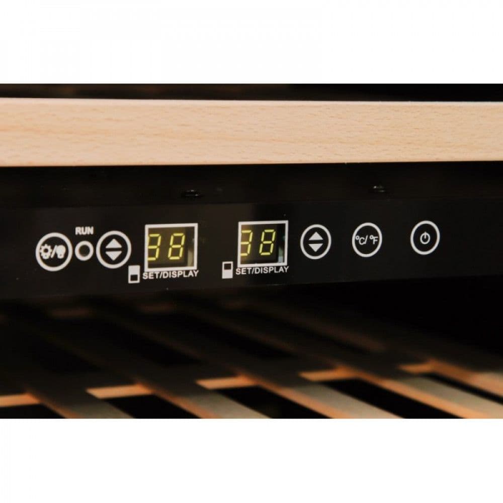 Шкаф винный Dunavox DX-51.150DBK/DP