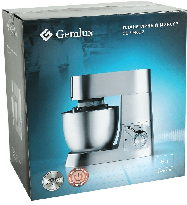 Миксер планетарный Gemlux GL-SM612