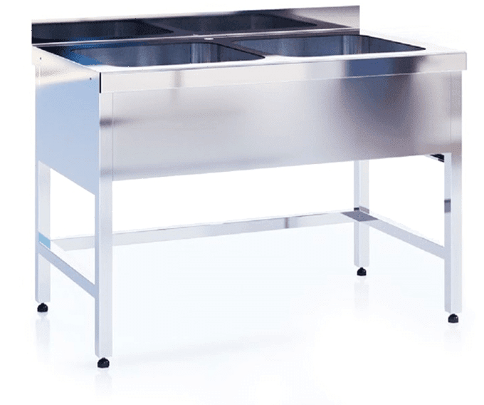 Ванна моечная Eksi ВМН Ш 2 (L=1200, S=700, H=850, G=300)