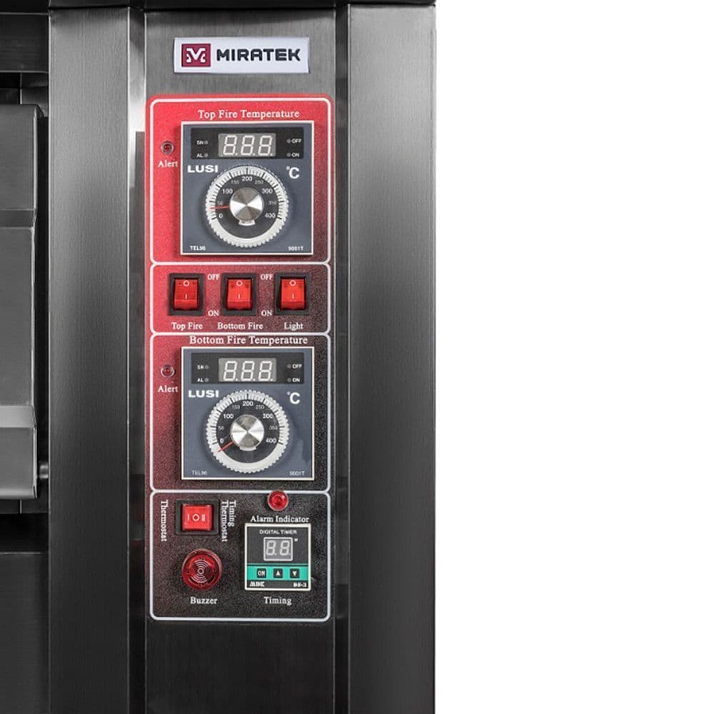 Печь подовая Miratek BK-39G ГАЗ с пароувлажнением на все ярусы