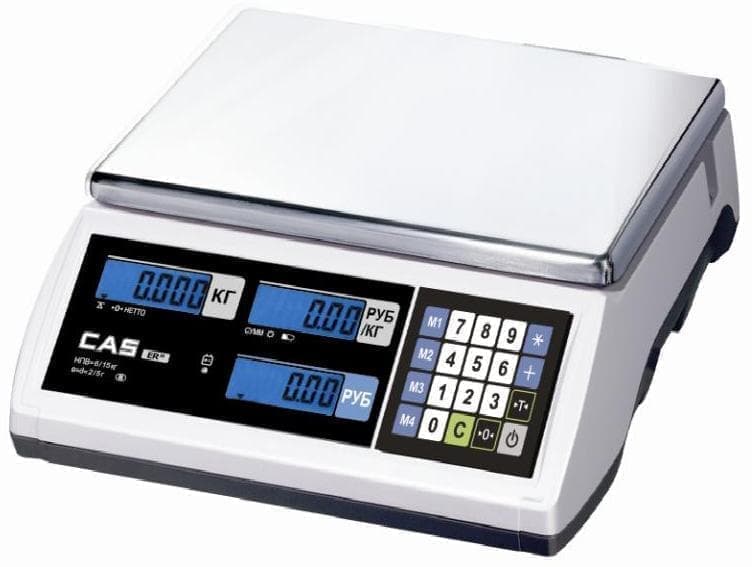 Весы торговые CAS ER JR-30CB