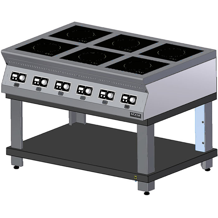 Плита индукционная Марихолодмаш ПИ69П–3,5 без воздуховода, на крашеной подставке