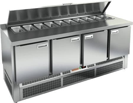 Стол холодильный (саладетта) Hicold SLE1-1111 с крышкой