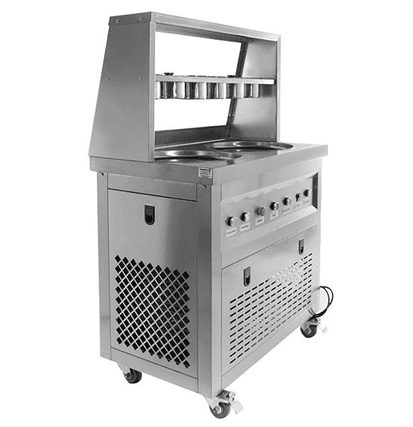 Фризер для жареного мороженого Foodatlas KCB-2Y (контейнеры, световой короб)