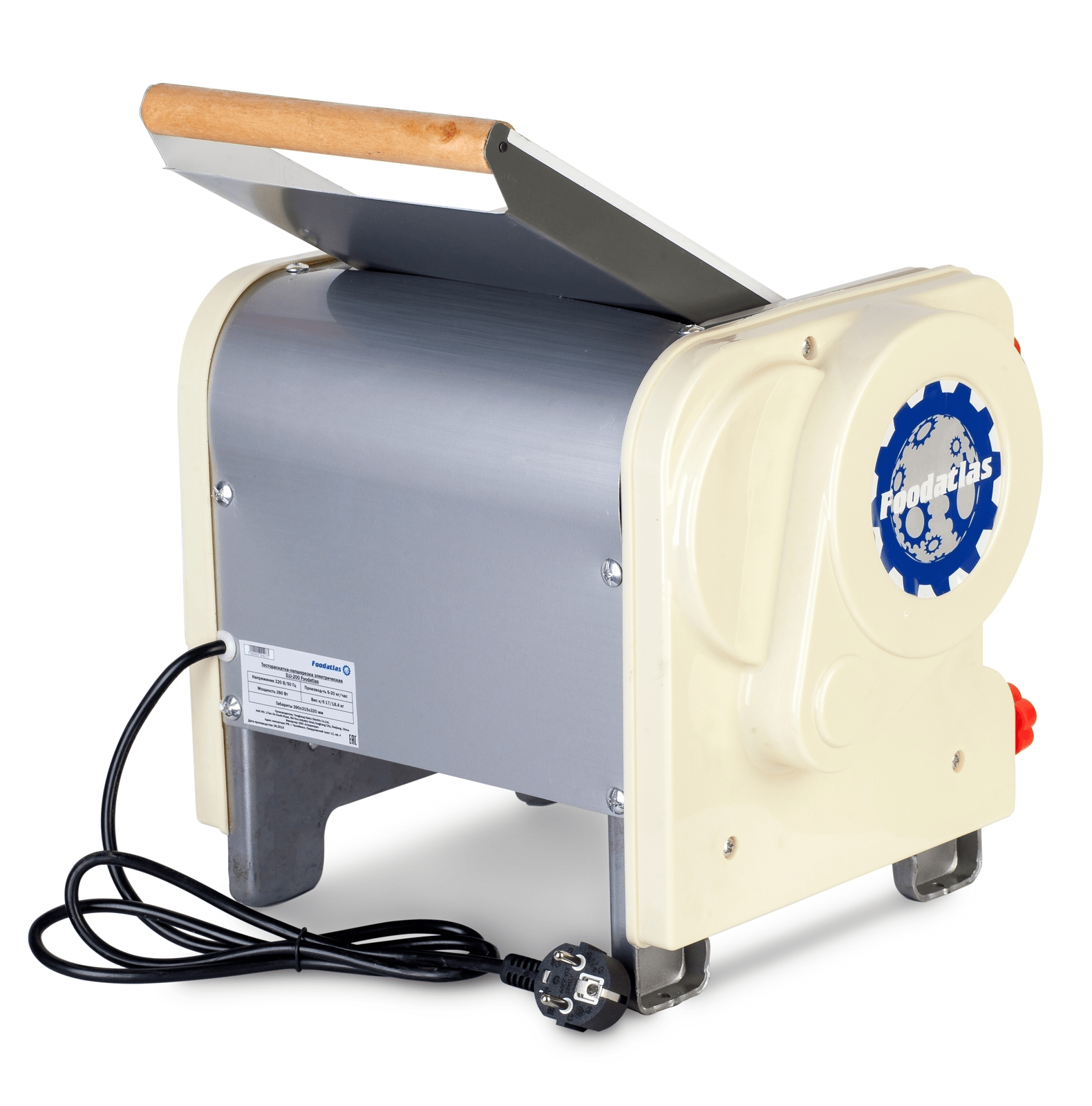 Лапшерезка-тестораскатка Foodatlas DJJ-200