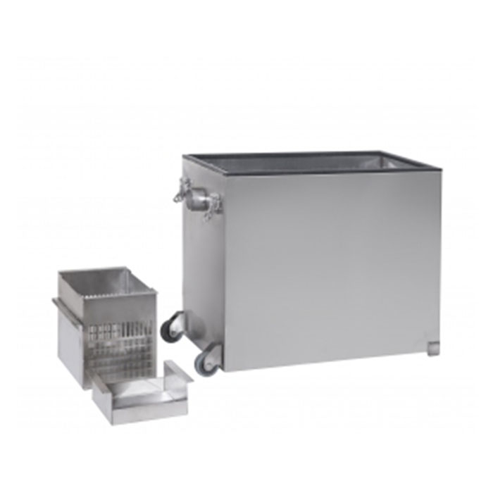 Жироуловитель RoboLabs GT-0.5-g под мойку, пиковый сброс 75л, нерж AISI 304