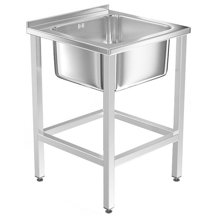 Ванна моечная Eksi ВМЦБ-1/500-п цельнотянутая