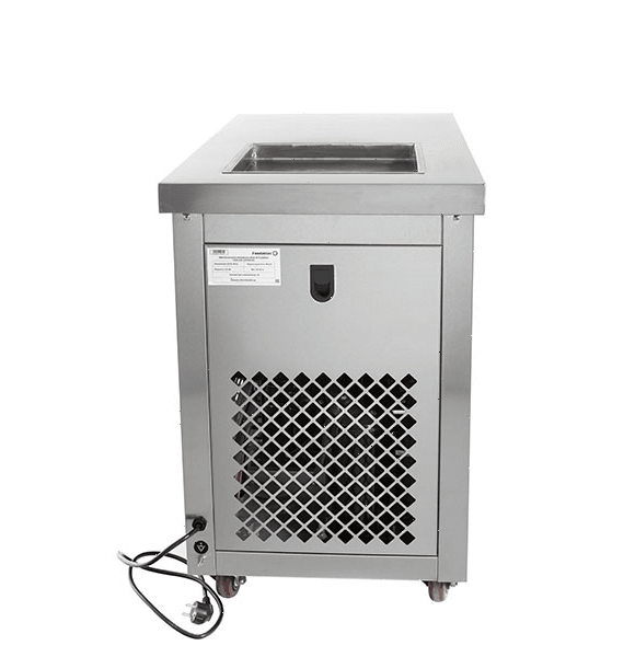 Фризер для жареного мороженого Foodatlas KCB-1F (световой короб, стол для топпингов)