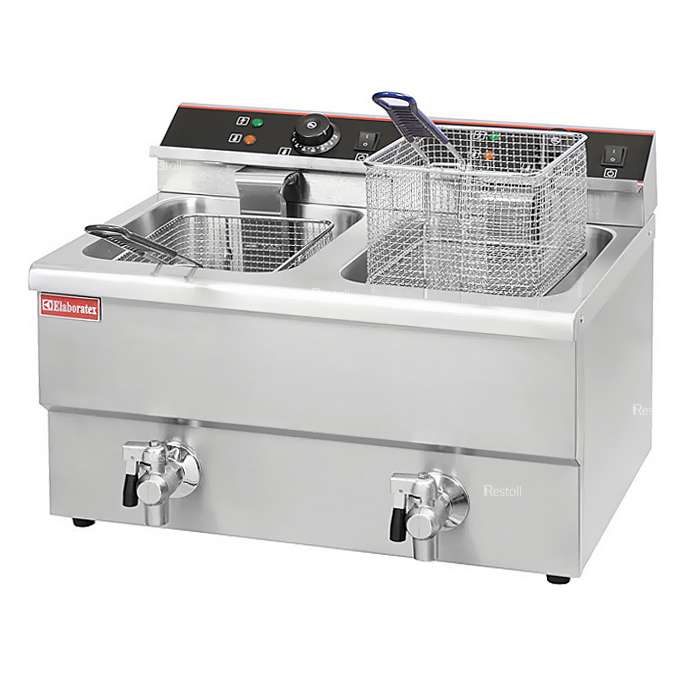 Фритюрница двойная профессиональная Rosso HEF-12L-2