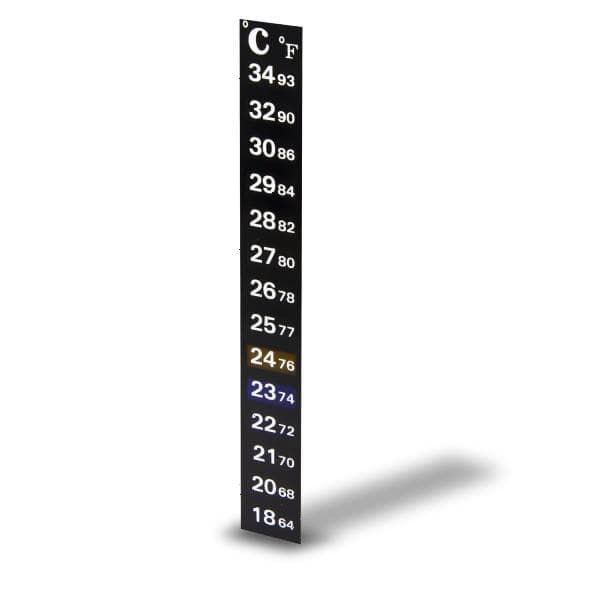 Термометр наклейка 18-34 °C