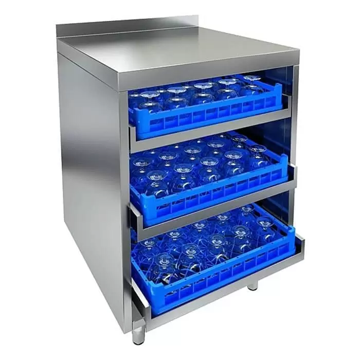 Стол для посудомоечных корзин Hicold НБМКБ_6/6Б