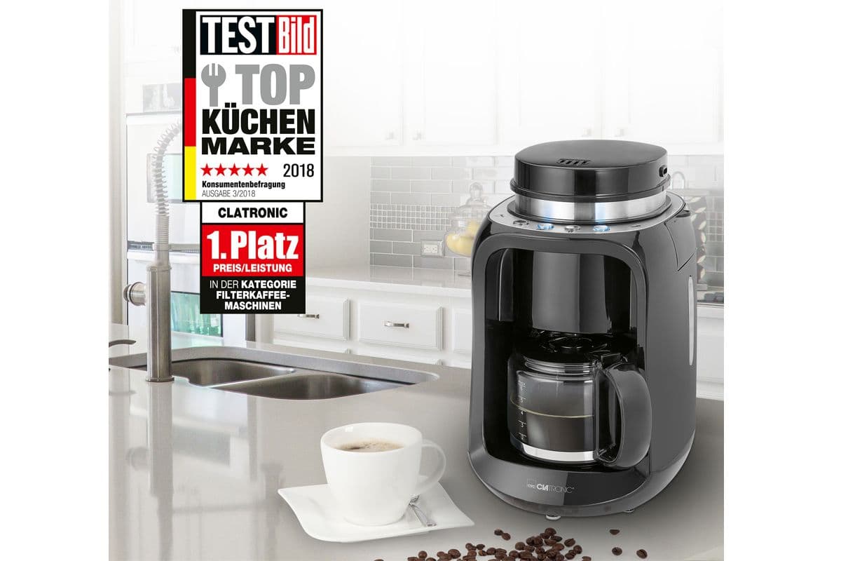 Кофеварка Clatronic KA 3701 schwarz-inox