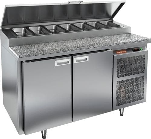 Стол холодильный (для пиццы) Hicold PZ1‑11/GN камень