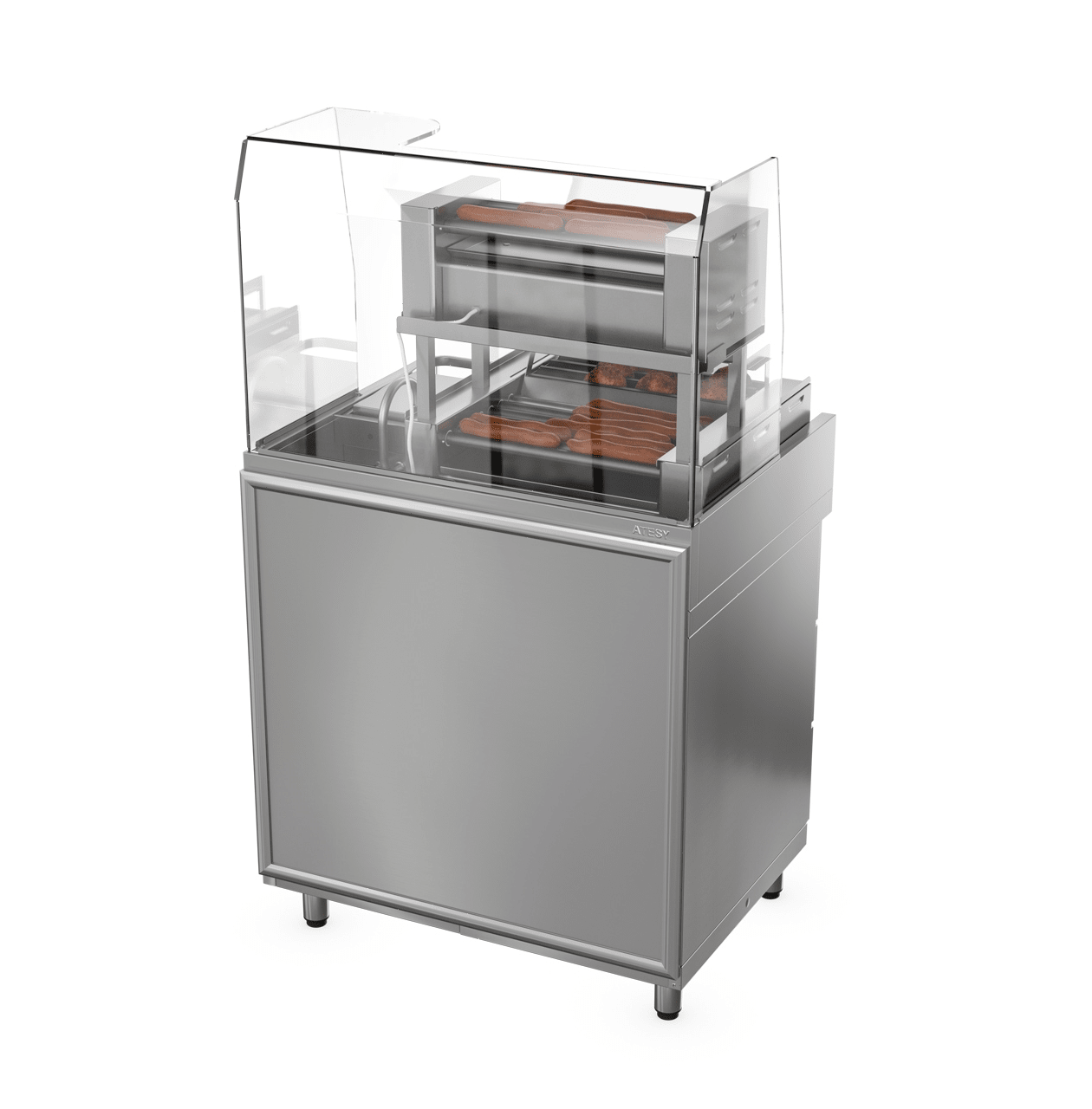 Станция для бургеров и хот-догов Atesy Бавария БХС -900.700-02 плюс