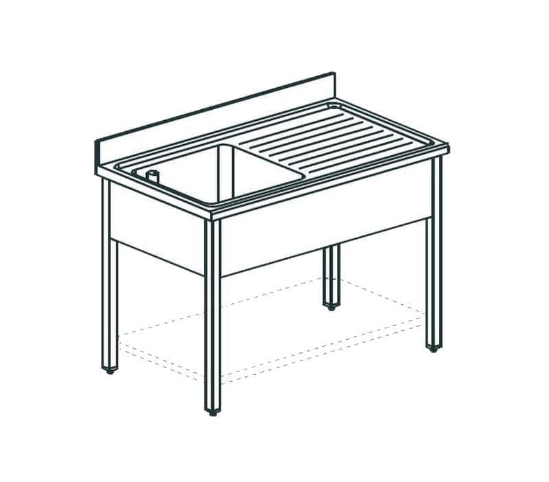 Ванна моечная Apach Chef Line LS126-54RWSH