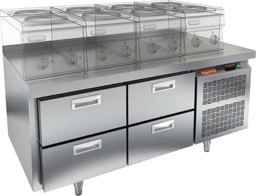 Стол холодильный Hicold GN 22/TN LT