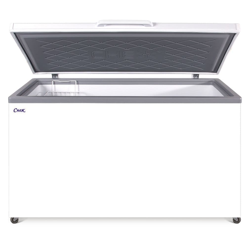 Ларь морозильный Снеж МЛК-500 нержавеющая крышка, серый