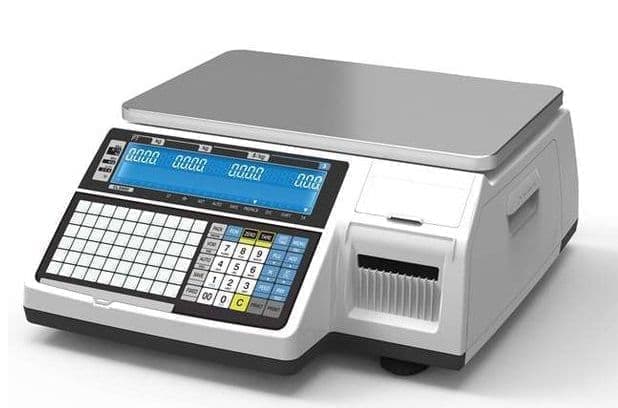 Весы торговые с печатью этикеток CAS CL3000-30B TCP/IP