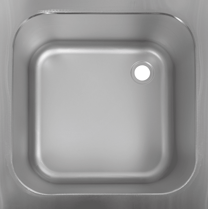 Ванна моечная Luxstahl ВМ1 6/6/8.5 (сталь 430-0,8)