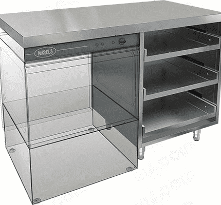 Стол под посудомоечную машину Hicold НБМКБКП-12/6Л