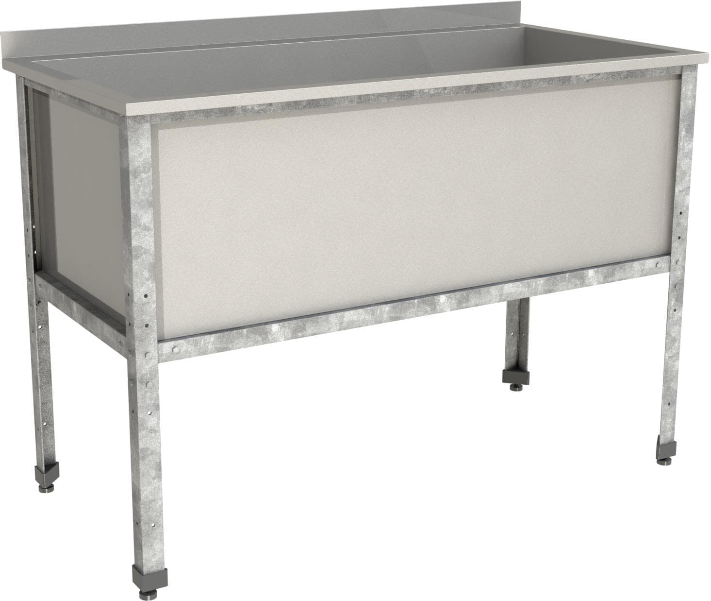 Ванна котломоечная с бортом Restoinox ВМСК-1/10/7-Б-ЭЦ