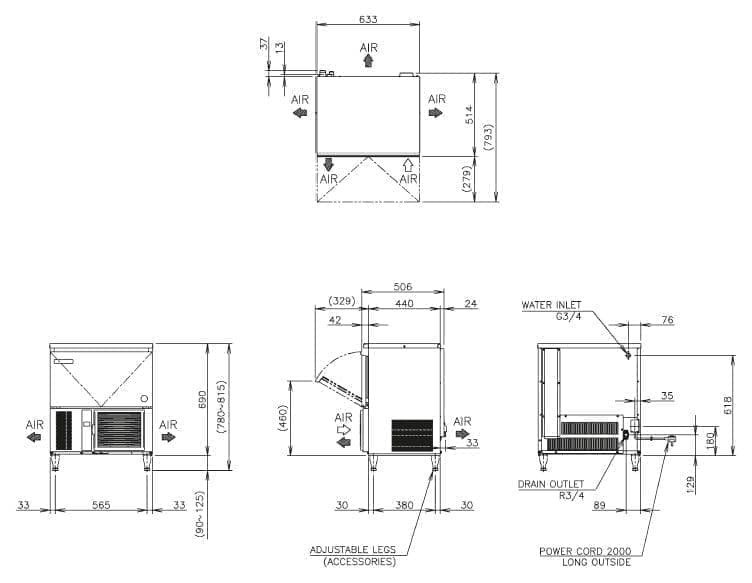 Льдогенератор Hoshizaki IM-45CNE