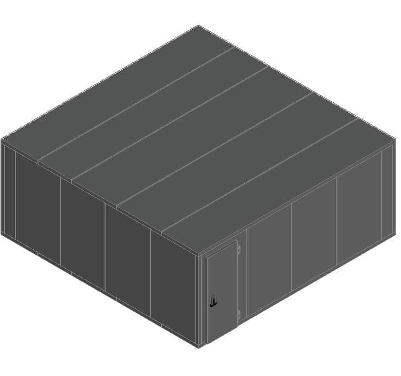Камера холодильная Polair КХН-53,06 (5260х5260х2200) 80 мм