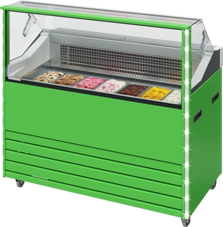 Витрина для мороженого Carboma IC72 SL 1,3-1 9003 индивид. брендирование