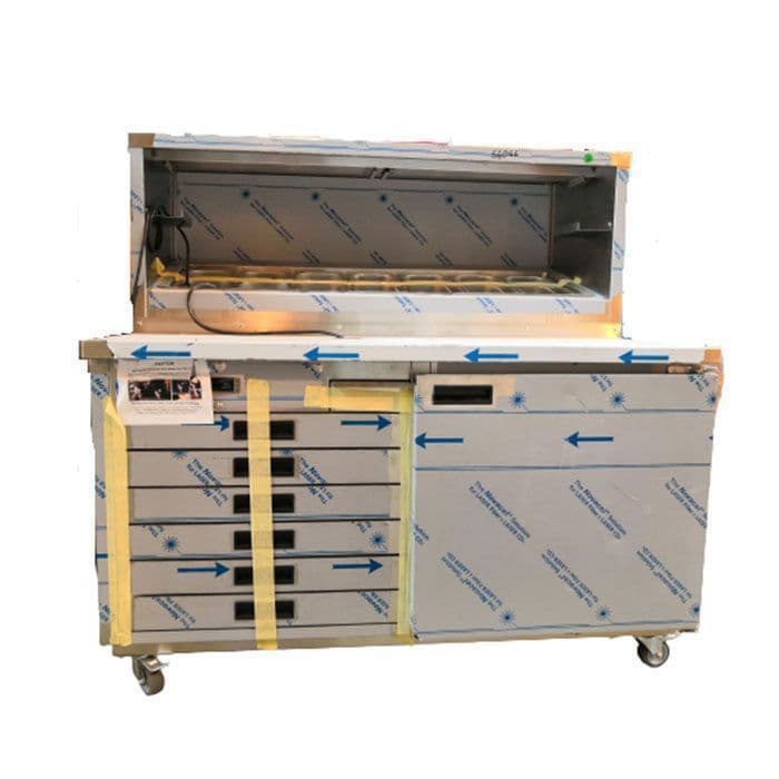 Стол холодильный для сборки сэндвичей Follett BS со встроенным холодильником (Version H)