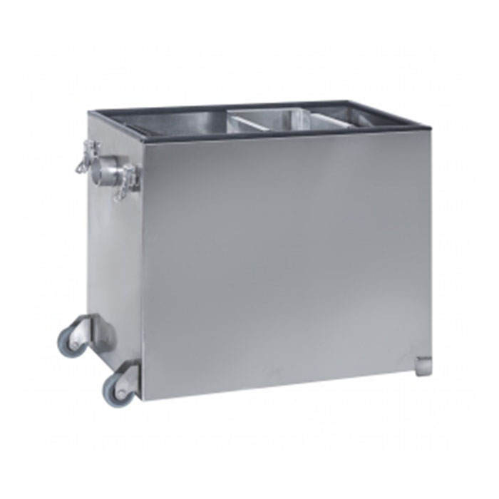 Жироуловитель RoboLabs GT-0.5-g под мойку, пиковый сброс 75л, нерж AISI 304