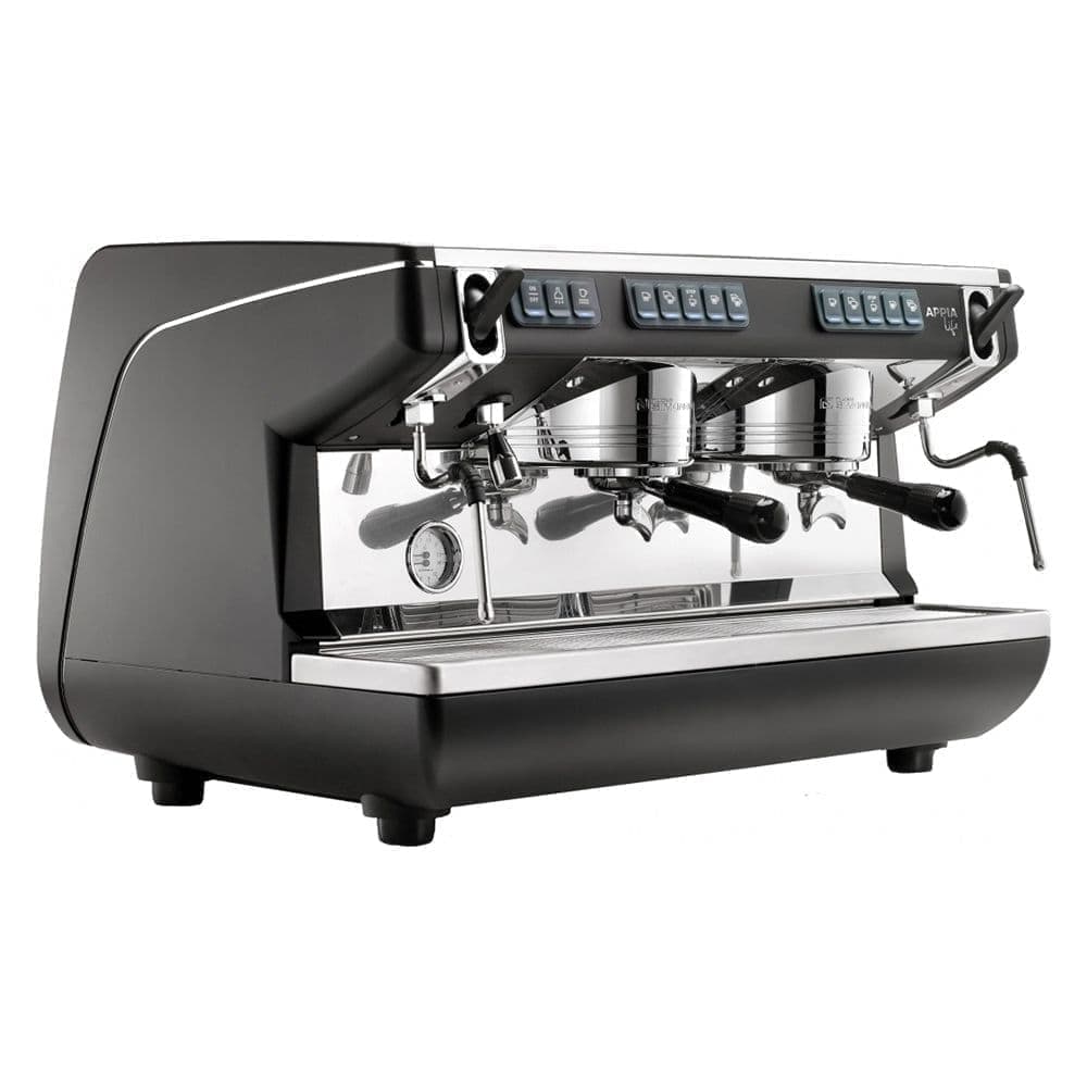 Кофемашина рожковая Nuova Simonelli Appia Life 2Gr V высокие группы, экономайзер, черная