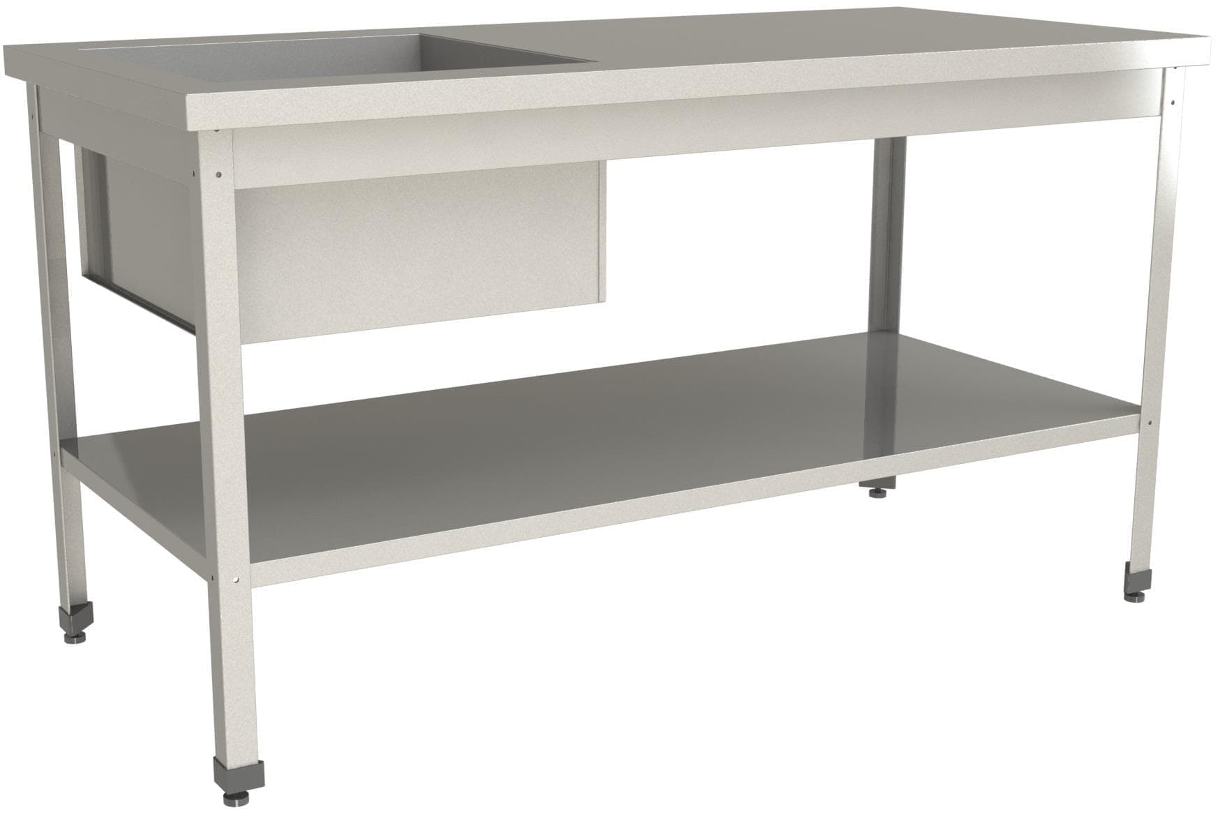 Стол с моечной ванной Restoinox ВМСР/1-10/6-П-ЭЦ