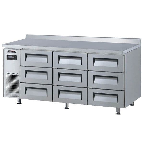 Стол холодильный Turbo Air KWR18-3D-9-700 с ящиками и бортом