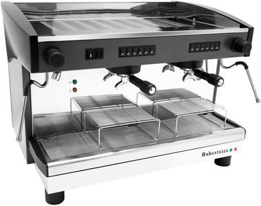 Кофемашина рожковая Robustezza ST2E 220/380 высокие группы 185 мм, экономайзер, черная