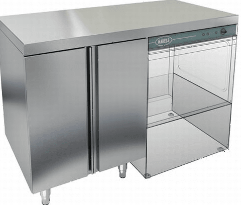 Стол под посудомоечную машину Hicold НБМСЗКП-12/7П