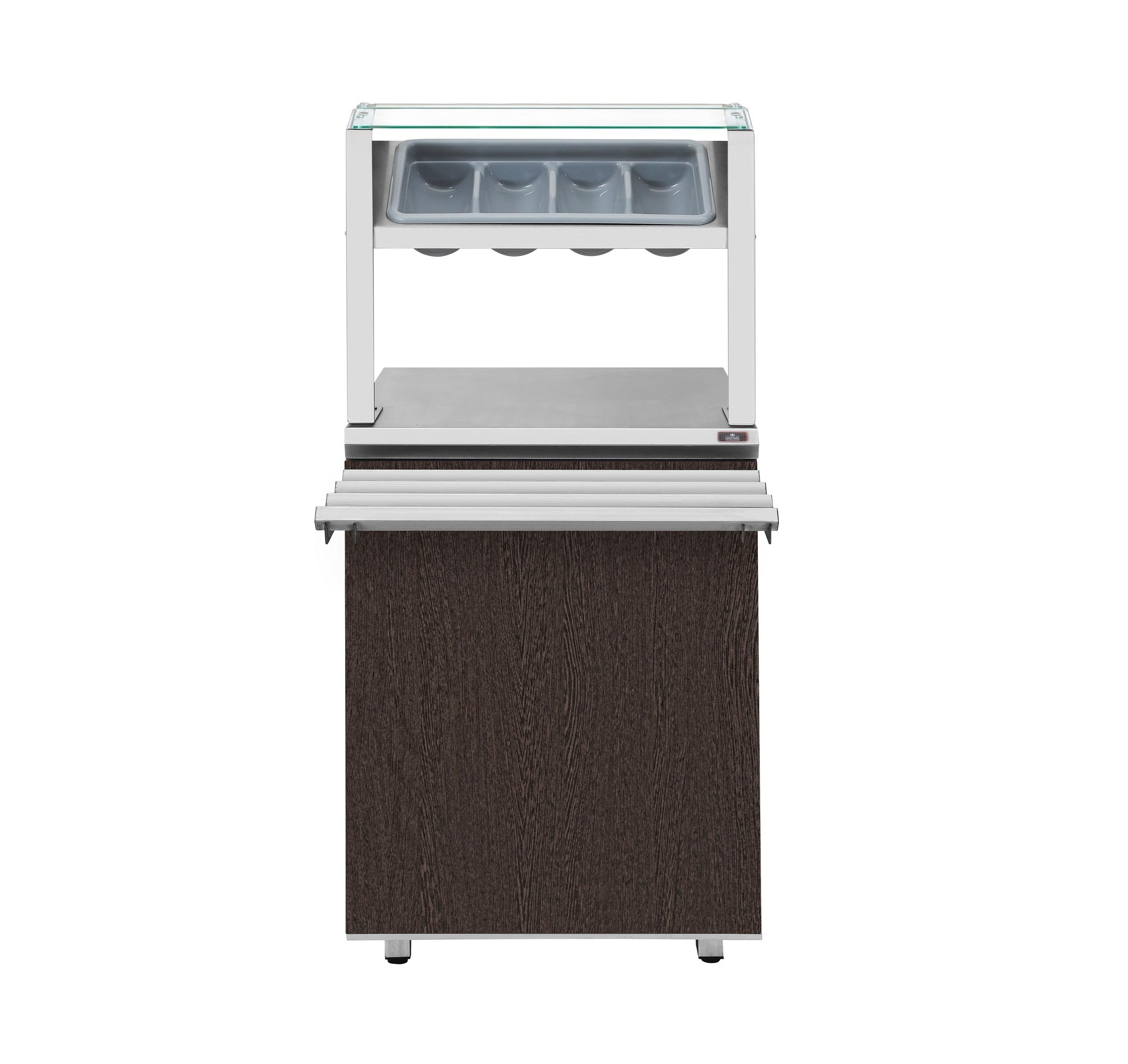 Прилавок для приборов и подносов Luxstahl ПП-600