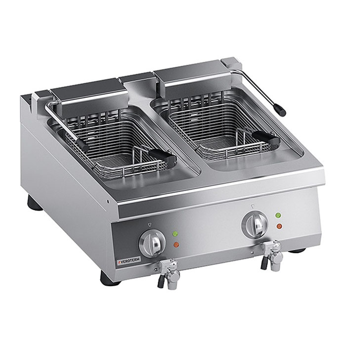Фритюрница 700 серии Veroterm VT7FGE07TT 11+11л настольная
