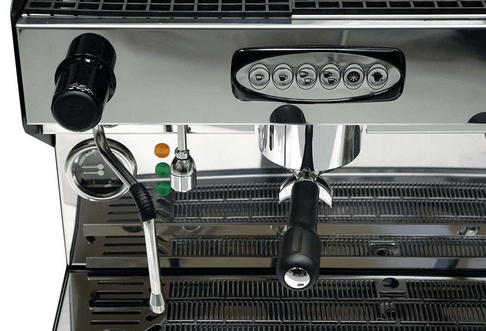 Кофемашина рожковая ACM Rounder 2 GR NERO (ACMRD002N+high cup+ cup warmer) высокие группы