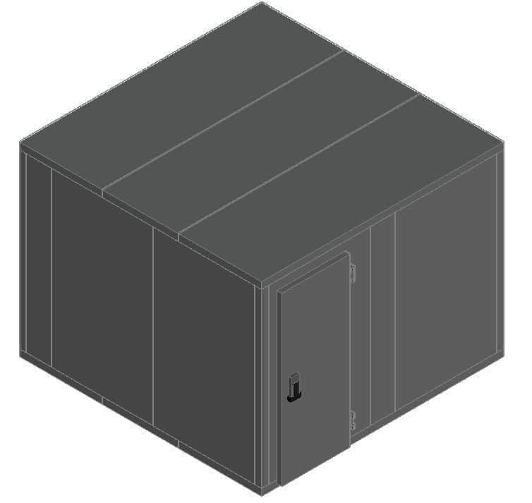 Камера холодильная Polair КХН-14,87 (2860х2860х2200) 80 мм