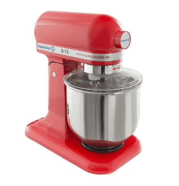 Миксер планетарный Foodatlas B-7A Eco, красный