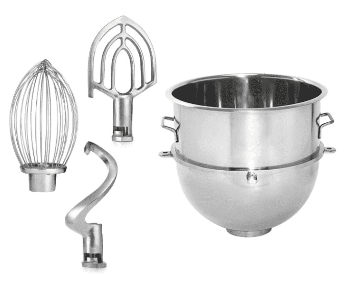 Комплект Spar 30/60ACC для планетарного миксера SP-60 (дежа, адаптер, насадки)