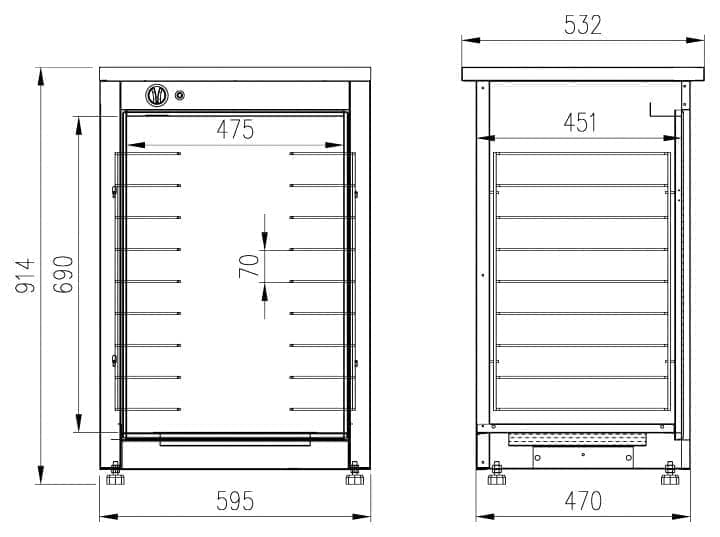 Шкаф расстоечный Enteco Р-93 01
