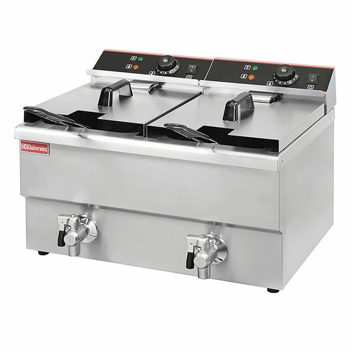 Фритюрница двойная профессиональная Роssо HEF 2х12 литров