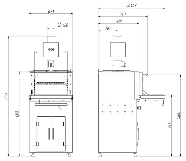 Печь на твердом топливе Voldone BCJ-25L с гидрофильтром UHF-45
