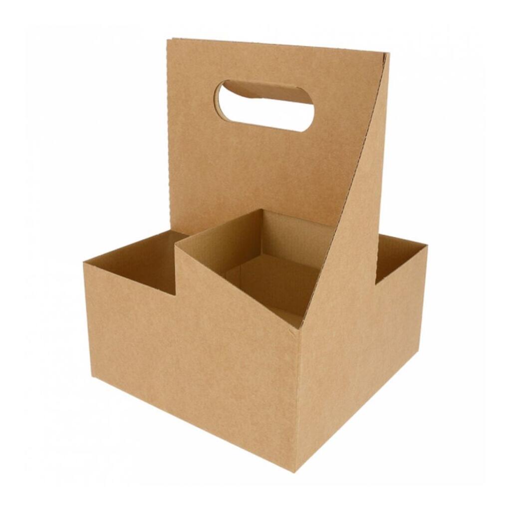 Держатель для стаканов, 4 отделения, 18х18х24 см, 20 шт/уп Garcia De Pou | 216.74