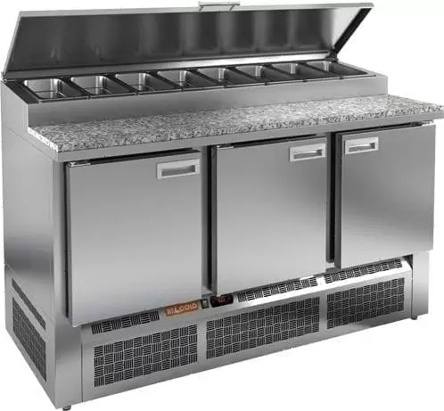 Стол холодильный (для пиццы) Hicold PZE1_111/GN камень