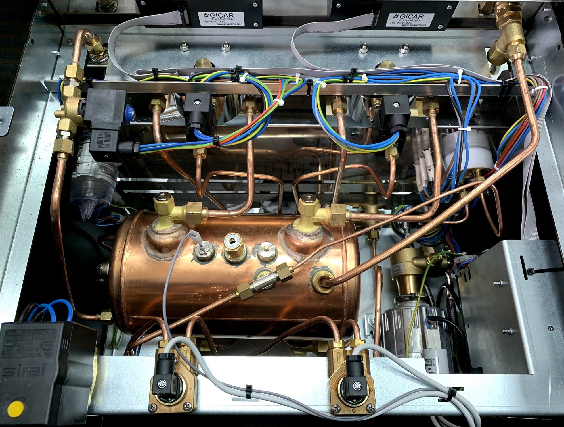 Кофемашина рожковая ACM Rounder 2 GR Compatta NERO (ACMRD002CN+high cup) высокие группы