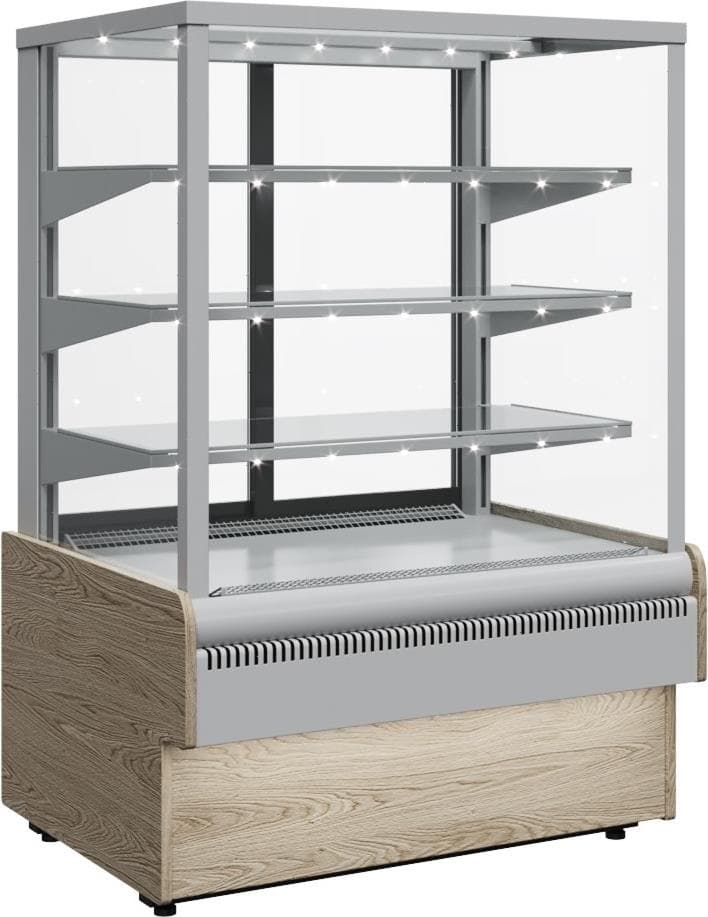 Витрина кондитерская Carboma KC70 VV 1,3-1 (ВХСв-1,3д Сube Люкс) 0102-0109