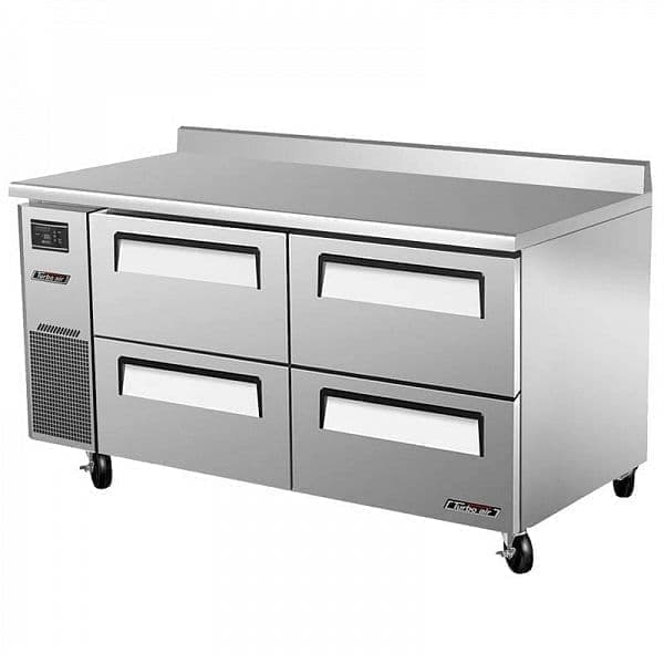 Стол холодильный Turbo Air KWR15-2D-4-700 с ящиками и бортом