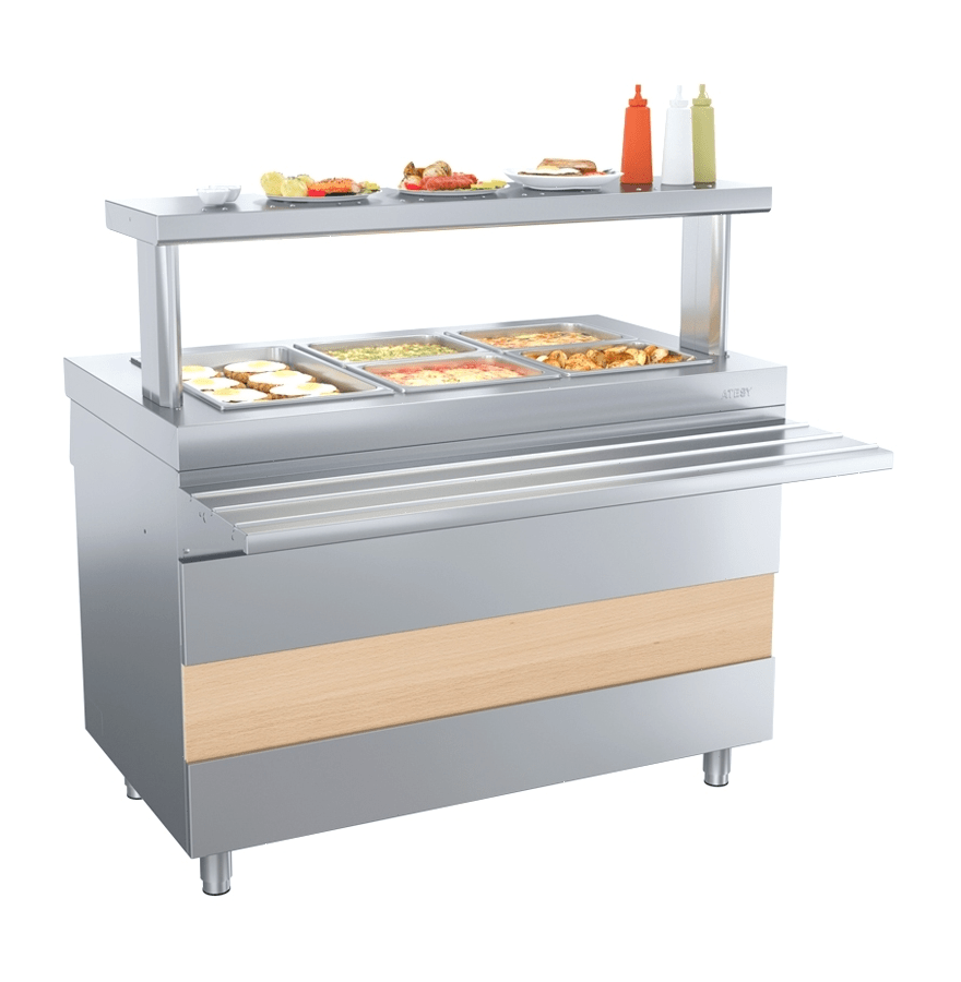 Мармит для вторых блюд Atesy Ривьера М2-1200-02-ПО без полок